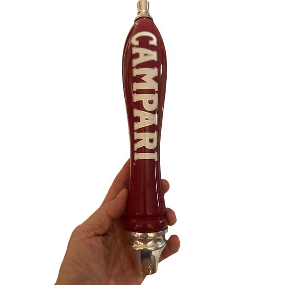 Campari Tap Pull Handle RARE italian red Negroni Americano Cocktail Craft Draft - Picture 1 of 4